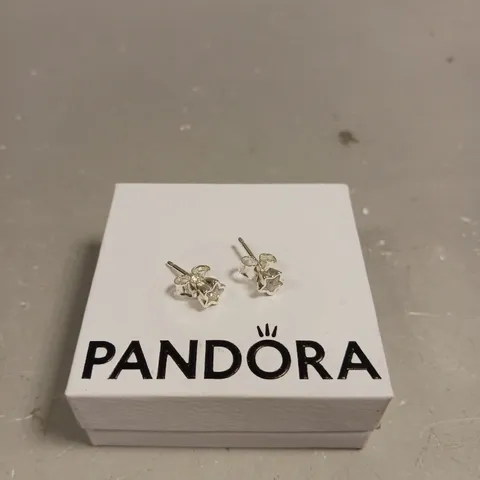 PANDORA SPARKLING STAR STUD EARRINGS