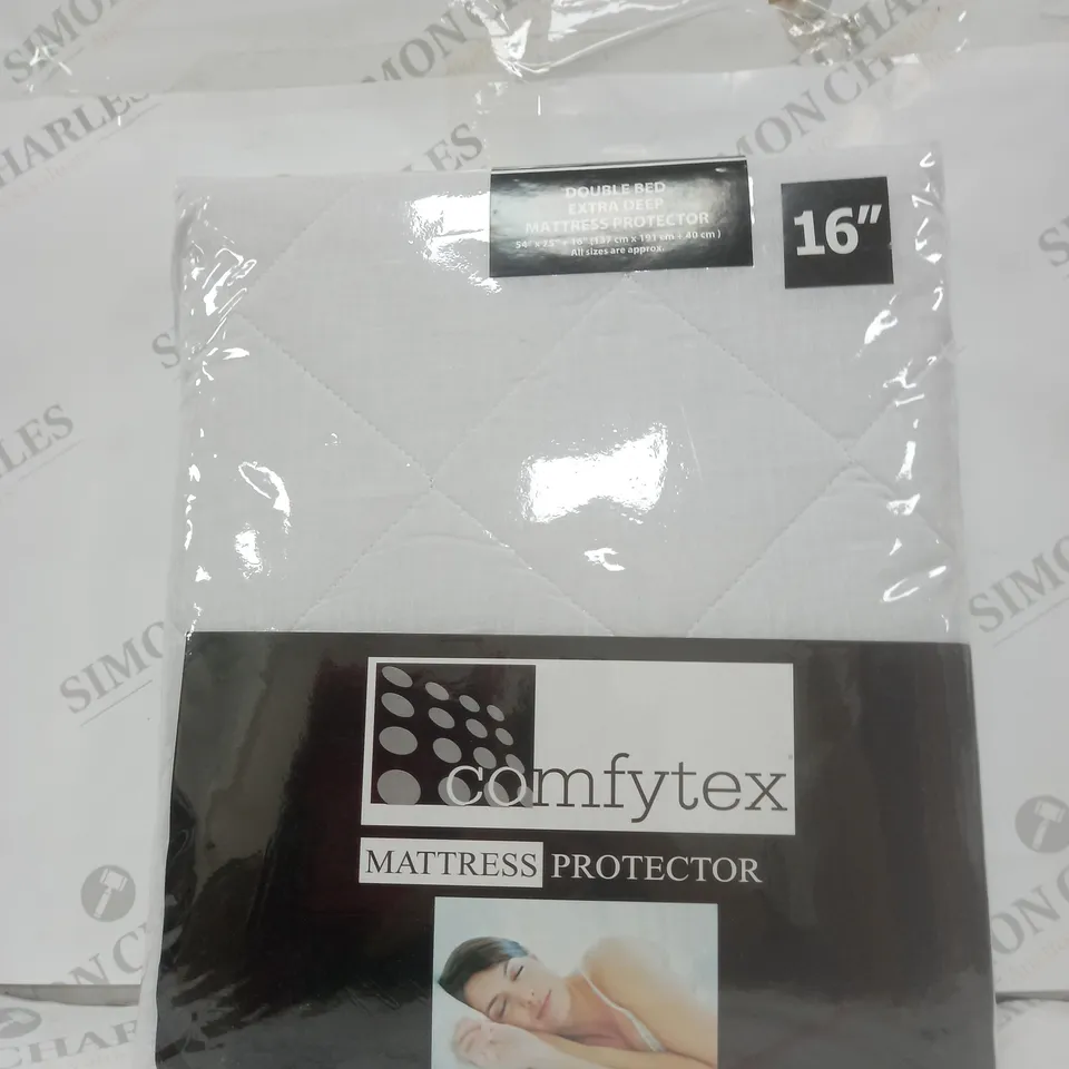 COMFYTEX DOUBLE BED EXTRA DEEP MATTRESS PROTECTOR 