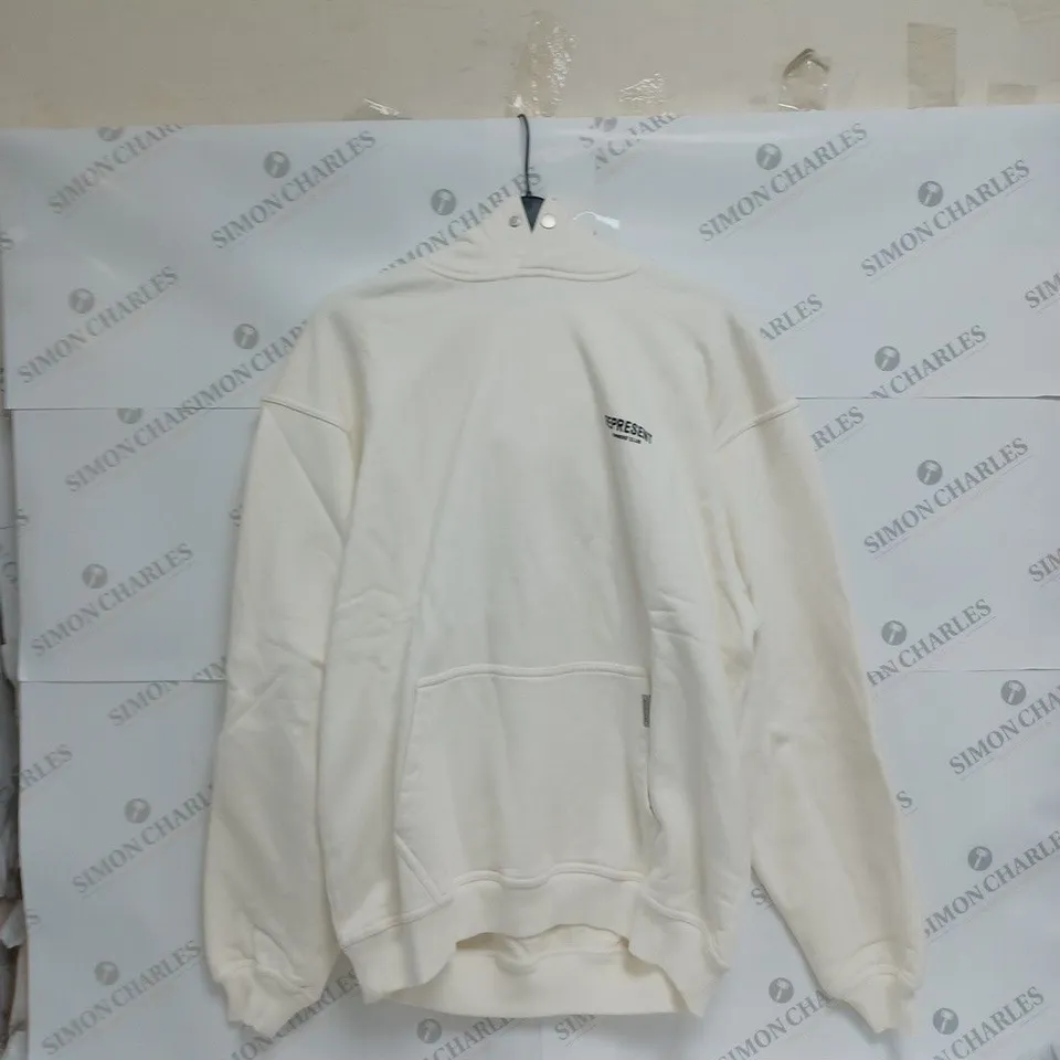 represent owners club hoodie - flat white medium 