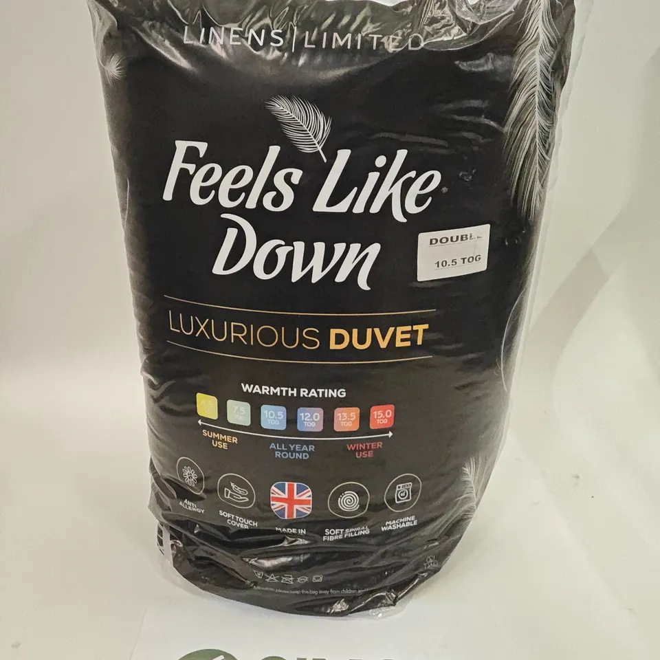 LINENS LUXURIOUS DOUBLE DUVET - 10.5 TOG