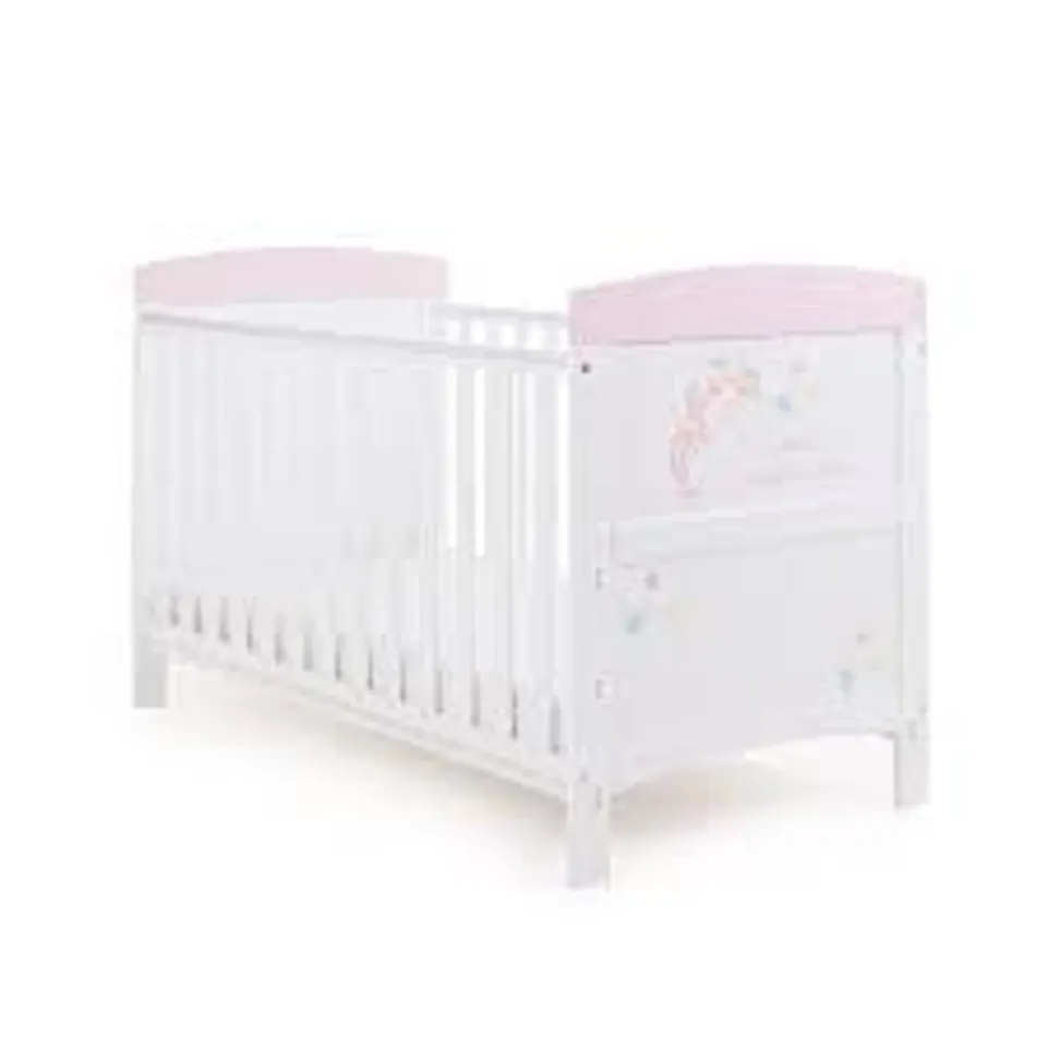 BOXED GRACE INSPIRE COT BED - UNICORN (1 BOX)
