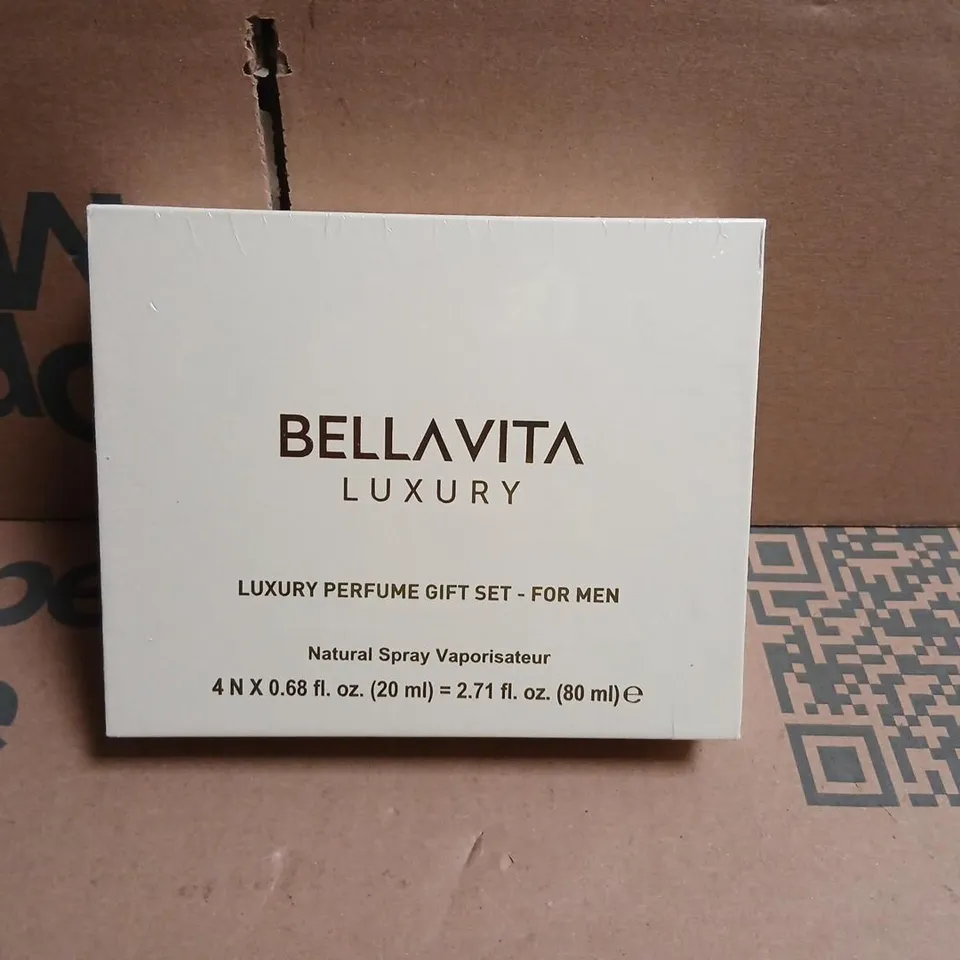BOXED BELLAVITA LUXURY PERFUME GIFT SET FOR MEN 4 X 20ML