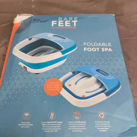 BARE FEET FOLDABLE FOOT SPA BY MARGARET DABBS – BOXED