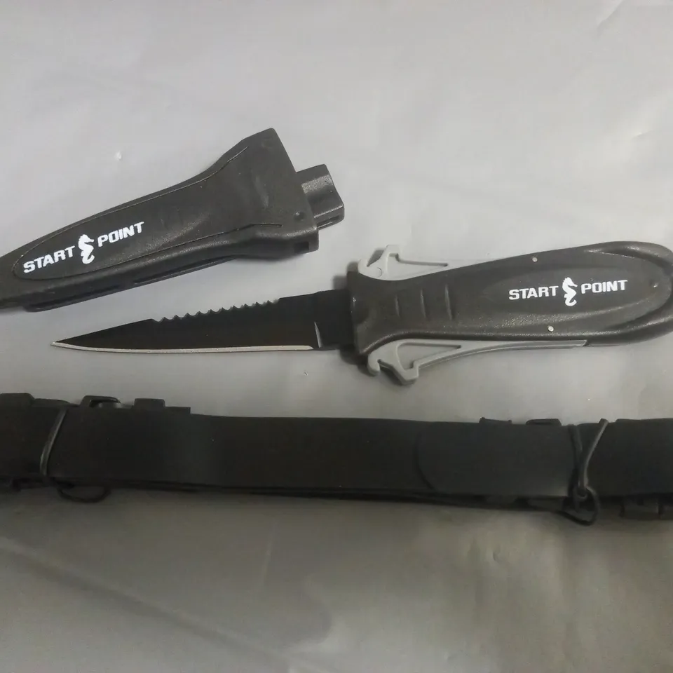 START POINT 3.5" DIVING KNIFE WITH SHEATH