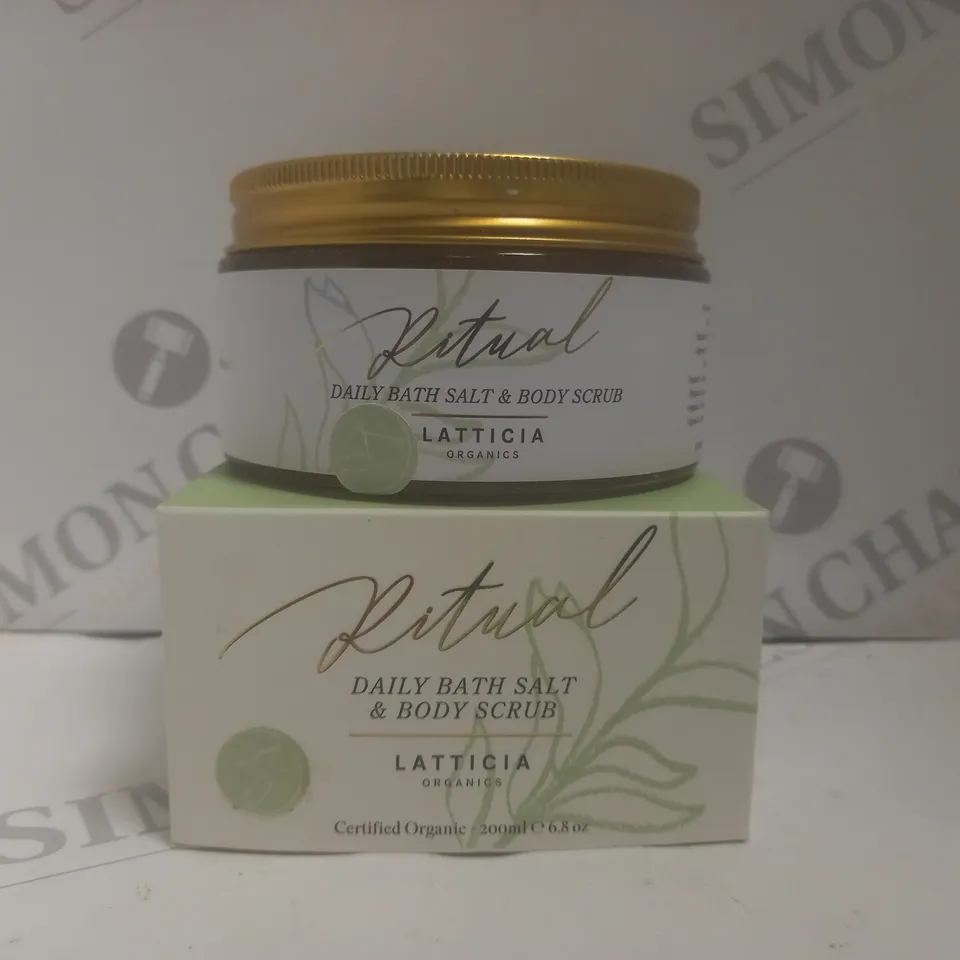 LATTICA RITUAL DAILY BATH SALT & BODY SCRUB 200ML