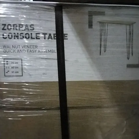 BOXED ZORRAS CONSOLE TABLE