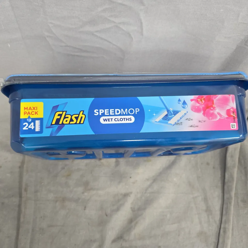 FLASH SPEED MOP WET CLOTHS MAXI PACK – 24 CLOTHS