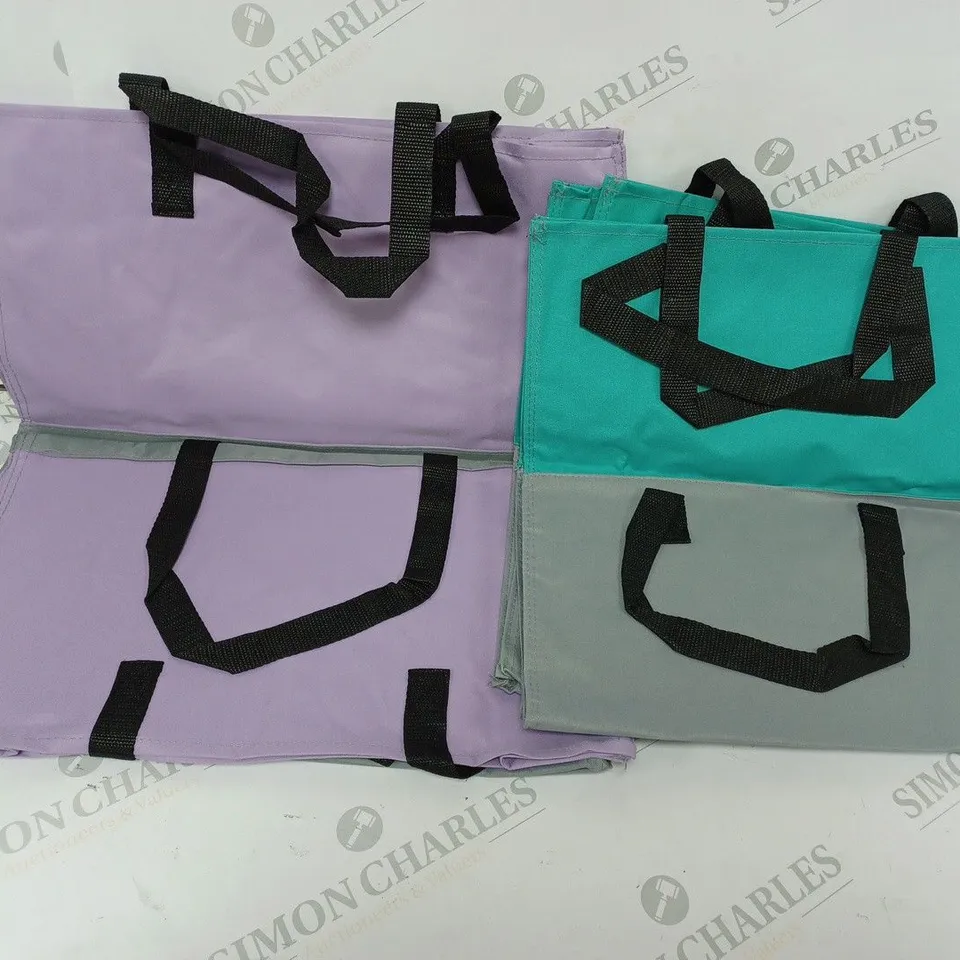 APPROXIMATELY 16 SAVVY SHOPPER SUPER STRONG EXPANDABLE SHOPPING BAGS IN LARGE AND MEDIUM  