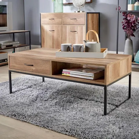 BOXED BOLINDALE SLED COFFEE TABLE WITH STORAGE