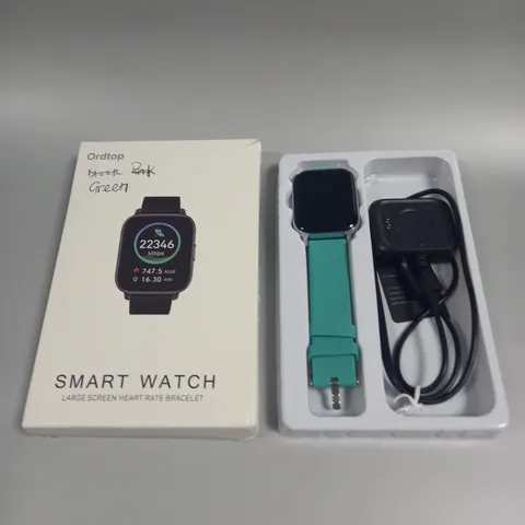 BOXED ORDTOP FITNESS TRACKER SMART WATCH