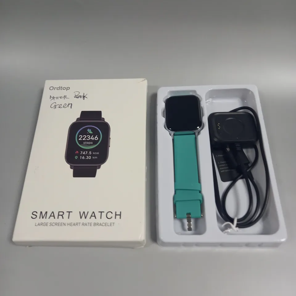 BOXED ORDTOP FITNESS TRACKER SMART WATCH 