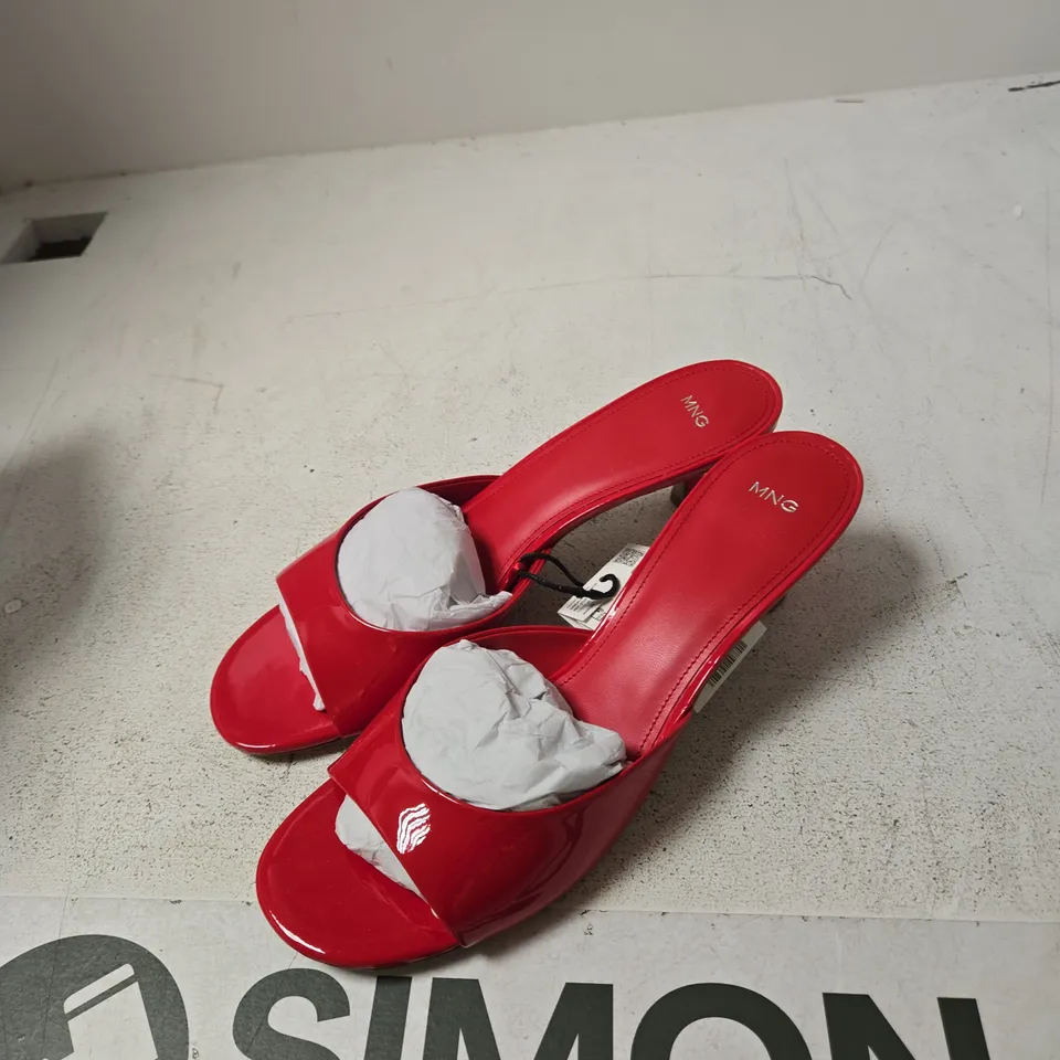 MANGO MNG RED SANDALS – UK 8 (EU 41)