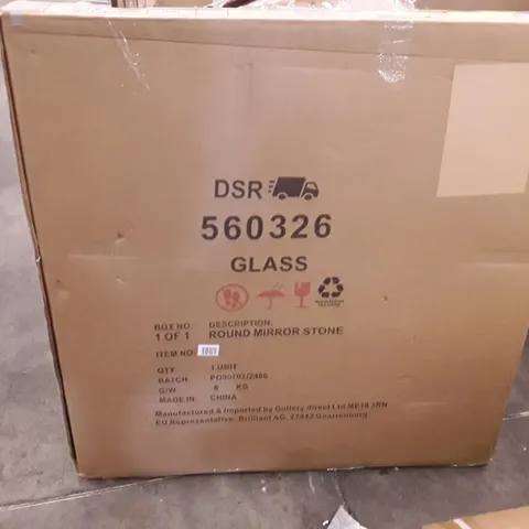 BOXED DEVENS ROUND MIRROR (1 BOX)
