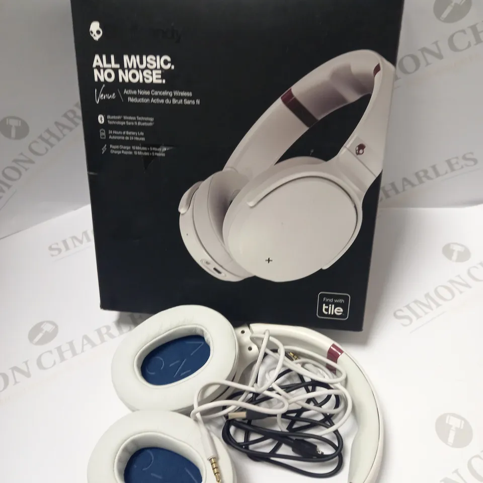 SKULLCANDY VENUE S6HCW ACTIVE NOISE CANCELLING WIRELESS ON-EAR HEADPHONES