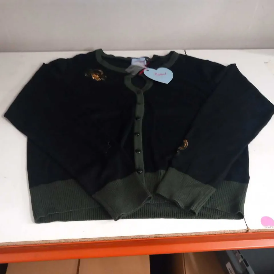 APPROXIMATELY 6 BANNED RETRO CARDIGANS IN VARIOUS SIZES