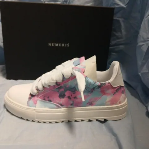 NUMERIS WOMEN'S SNEAKERS – PINK CAMOUFLAGE, UK 7
