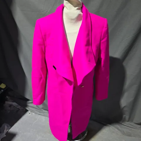 TED BAKER FLORAL INNER LINED BLAZER IN PINK - SIZE 4