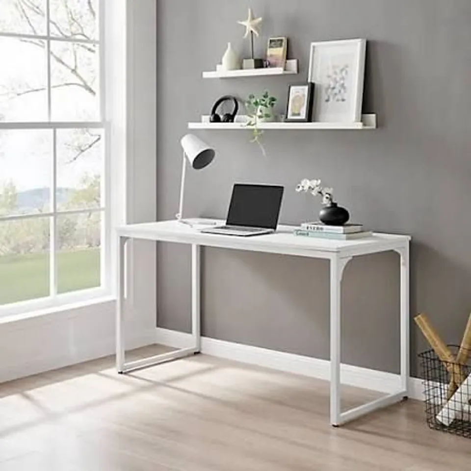 BOXED KENDRICK WHITE OFFICE DESK