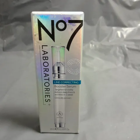 SEALED NO7 LINE CORRECTING BOOSTER SERUM 15ML