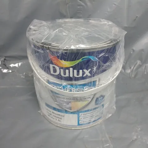 DULUX WEATHER HIGH GLOSS WHITE (2.5L) - COLLECTION ONLY