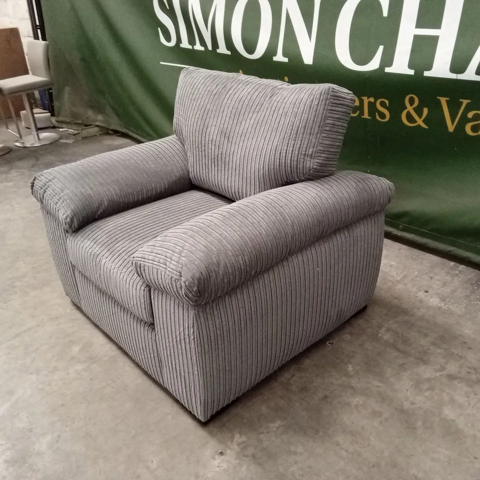 AMALFI FABRIC ARMCHAIR - CHARCOAL RRP £399