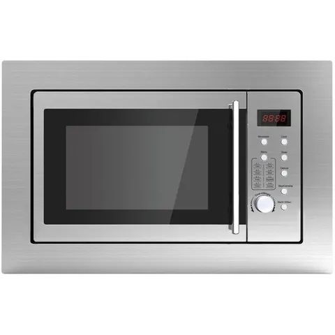 BOXED DE SANTII BUILT-IN MICROWAVE WITH GRILL - STAINLESS STEEL