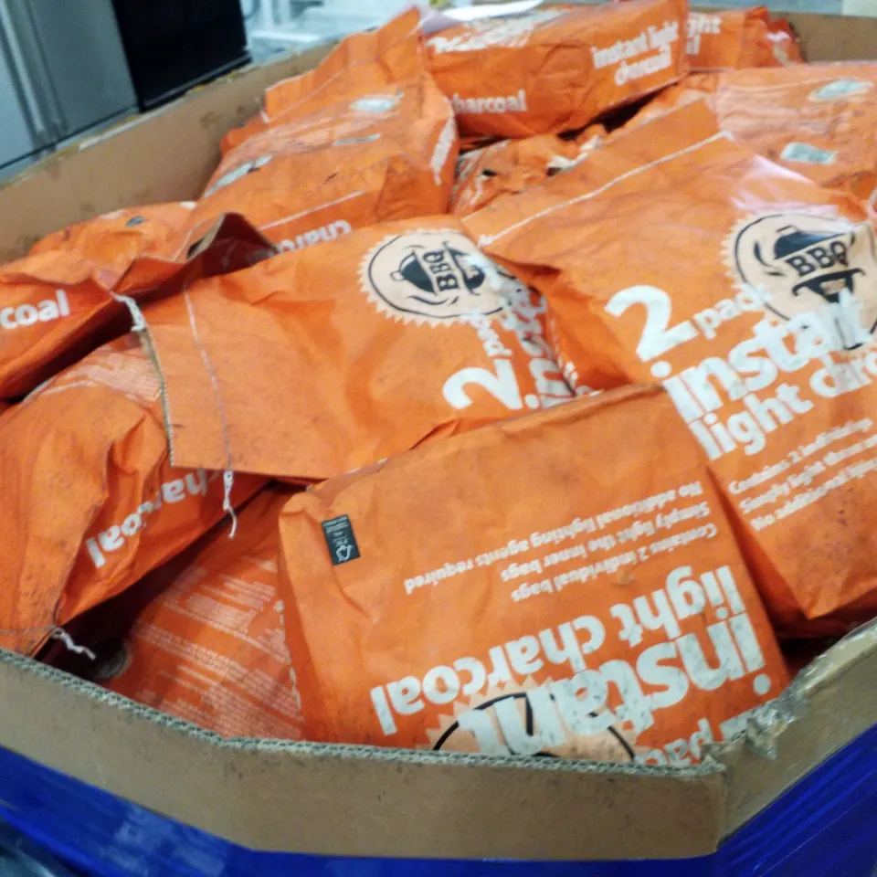 PALLET CONTAINING BAGS OF INSTANT LIGHT CHARCOAL 