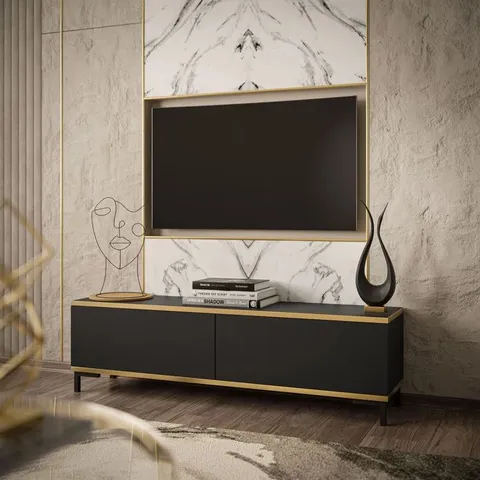 BOXED ALEXZANDRYA TV STAND FOR TVS UP TO 65" (2 BOXES)