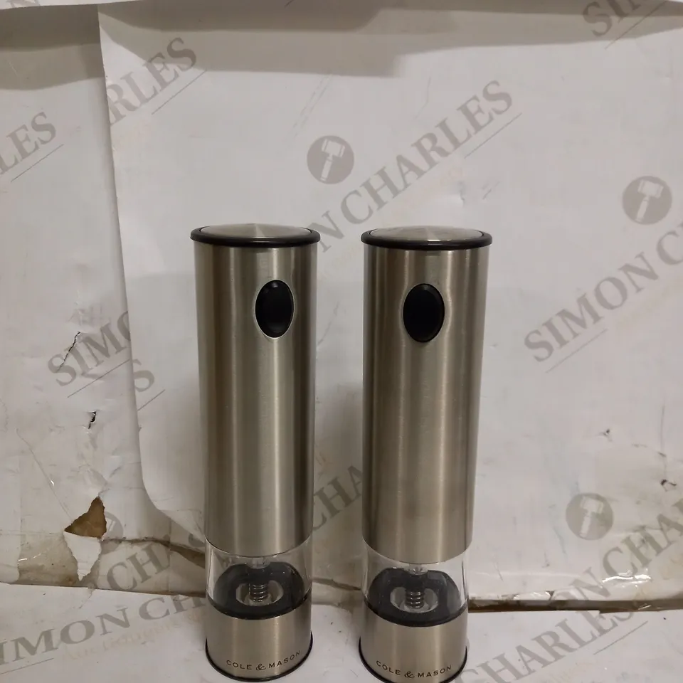 COLE&MASON ELECTRONIC MILL SET 