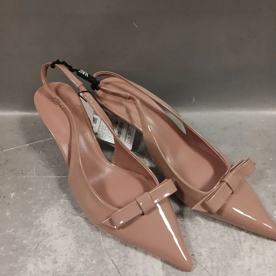 ZARA HIGH HEEL SHOES IN PINK - 8