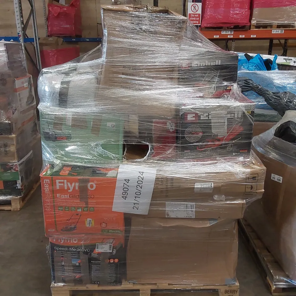PALLET OF APPROXIMATELY 16 UNPROCESSED RAW RETURN HOUSEHOLD AND ELECTRICAL GOODS TO INCLUDE;