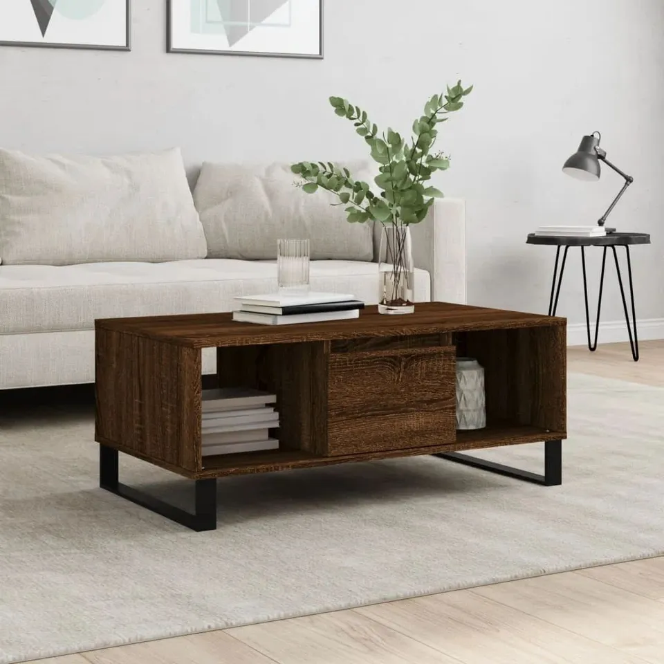 BOXED ALDIRK COFFEE TABLE WITH STORAGE  (1 BOX)