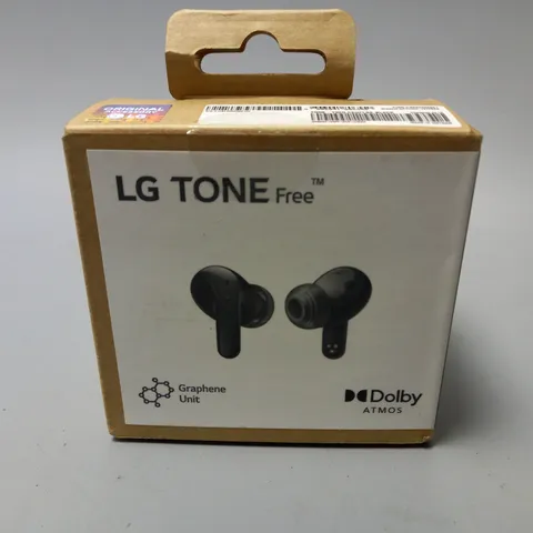 BOXED LG TONE-T90Q EARBUDS IN BLACK