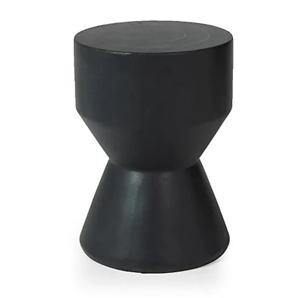 K BY KELLY HOPPEN INDOOR/OUTDOOR SIDE TABLE IN TAUPE