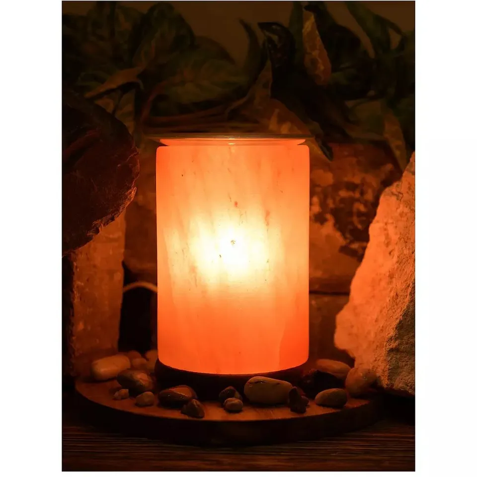 BOXED HESTIA ROCK SALT AROMA LAMP RRP £24.99