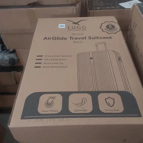 BOXED LUGG TRAVEL SUITCASE