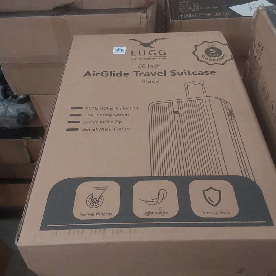 BOXED LUGG TRAVEL SUITCASE