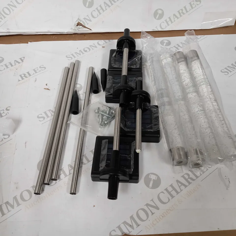 BELL & HOWELL GLIMMER STICKS SET OF 4 SOLAR PATHWAY LIGHTS