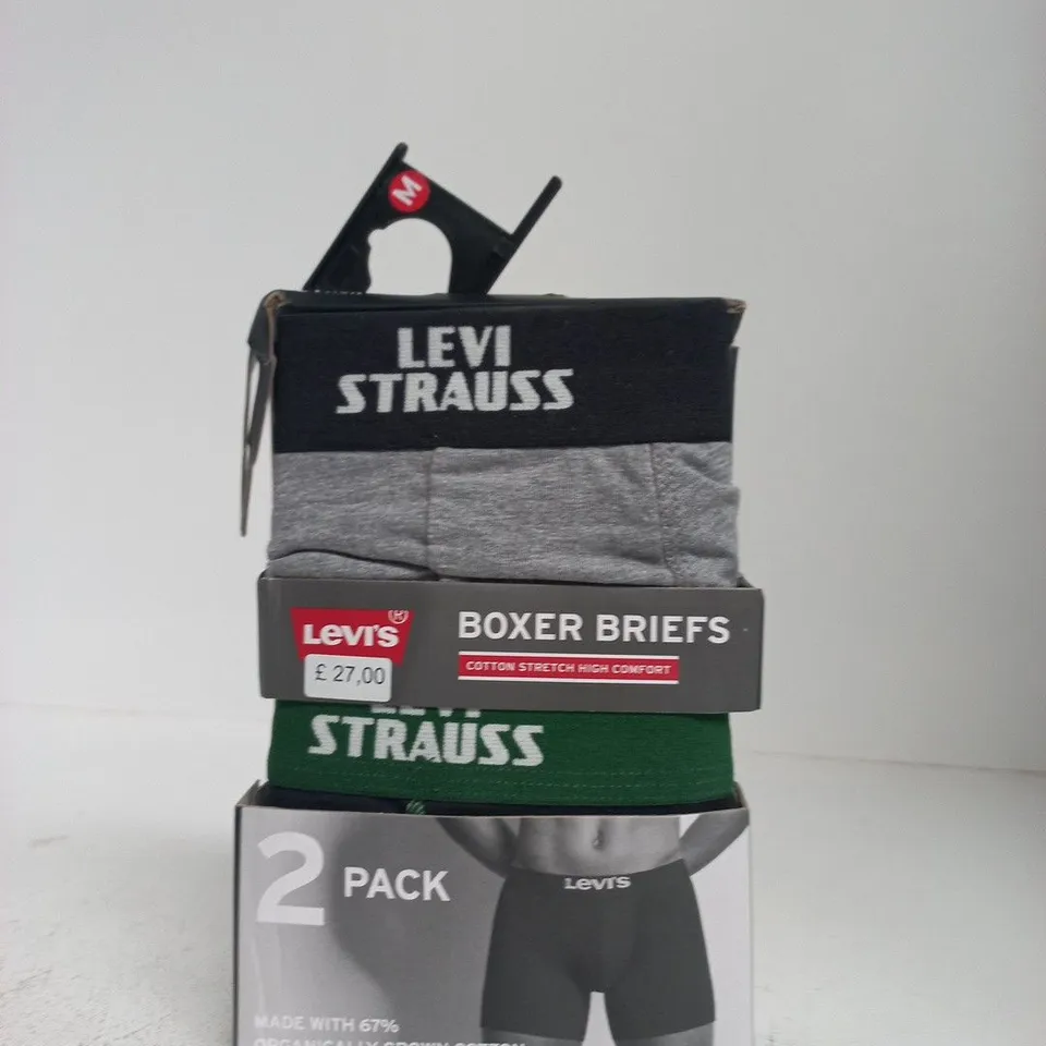 LEVI'S BOXER BRIEFS – 2 PACK, MEN'S - SIZE M