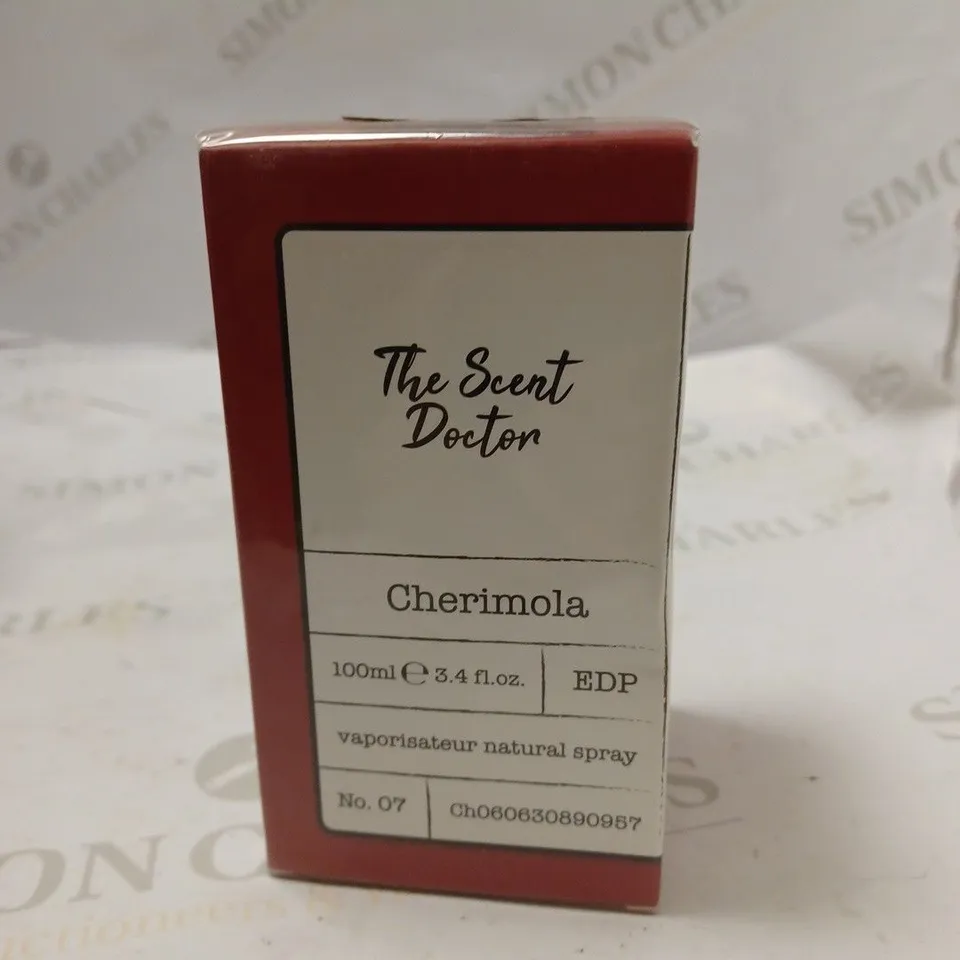 BOXED AND SEALED THE SCENT DOCTOR CHERIMOLA 100ML