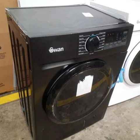 SWAN 8KG 1400 SPIN FREESTANDING WASHING MACHINE - BLACK
