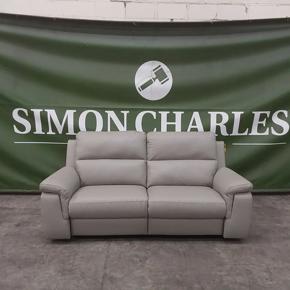 QUALITY DESIGNER ITALIAN MADE 3 SEATER ELECTRIC RECLINER LEATHER SOFA