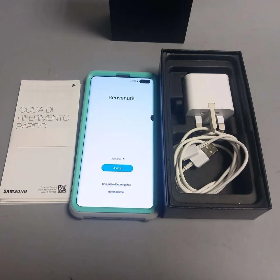 BOXED SAMSUNG GALAXY S10+ MOBILE PHONE