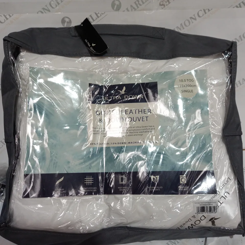 PACKAGED ULTRA DOWN GOOSE FEATHER & DOWN DUVET 