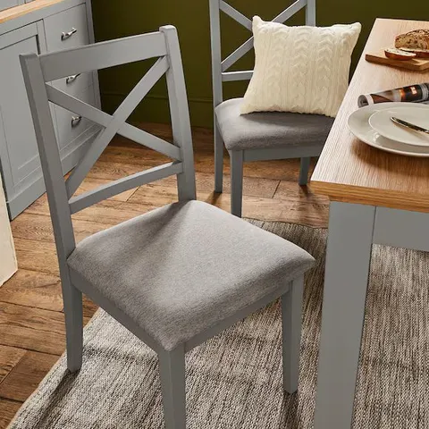 JULIPA ASHFORD CHAIRS XG339 GREY 965 X 510 X 300MM BOXED