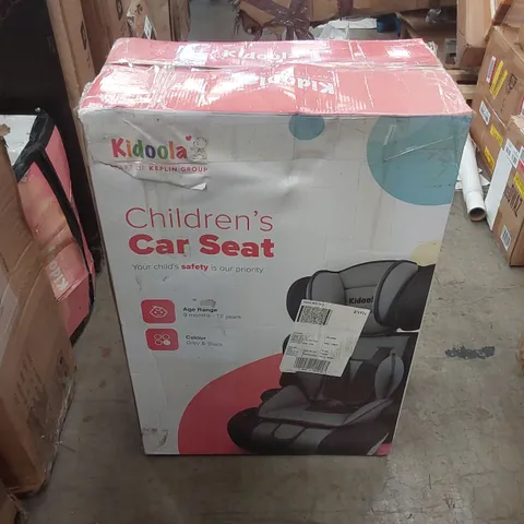 BOXED KIDOOLA CHILDREN'S CAR SEAT