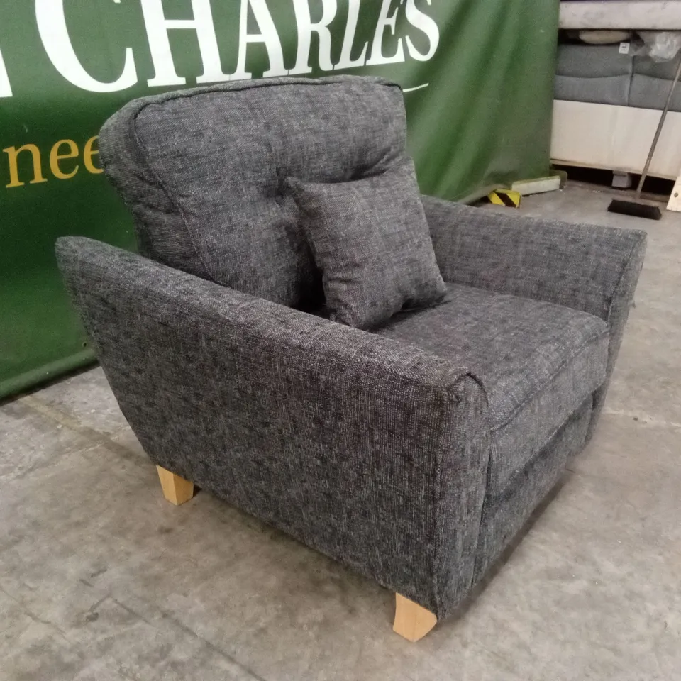 HALSTOW FABRIC ARMCHAIR - CHARCOAL RRP £649