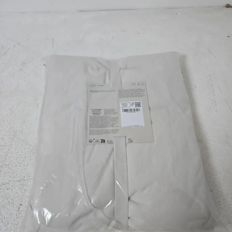 MANGO HOME DUVET COVER – GARMENT DYED, WHITE - SIZE 240CM X 220CM