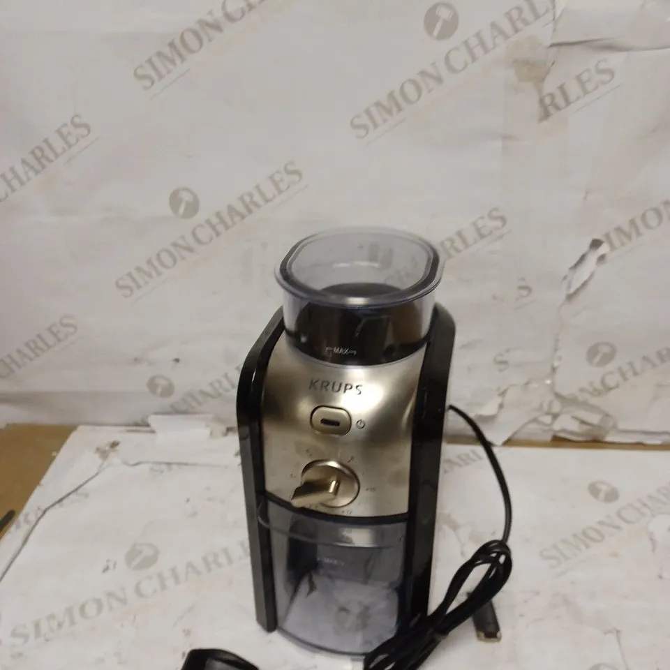 KRUPS EXPERT BURR GRINDER FOR COFFEE BEANS