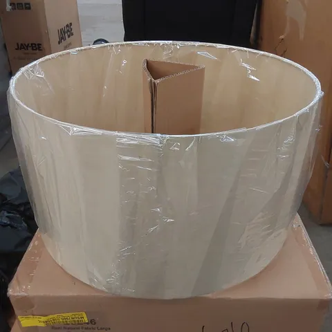 BOXED RENI NATURAL LARGE DRUM SHADE 